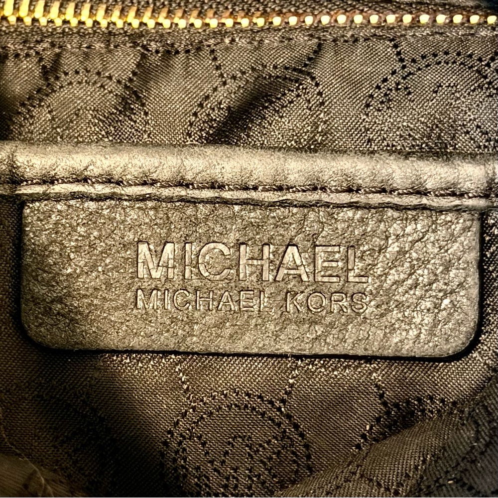 Michael Kors Weston Pebble Leather Foldover Satchel - Picture 11 of 15